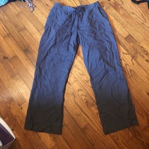 Charcoal gray scrub pants
