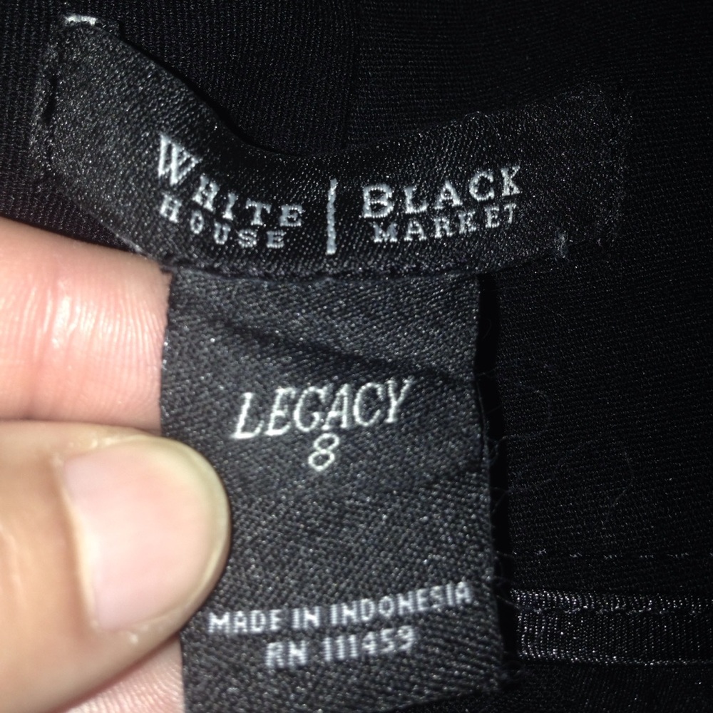 White House Black House Market black slacks size 8 - Picture 2 of 4