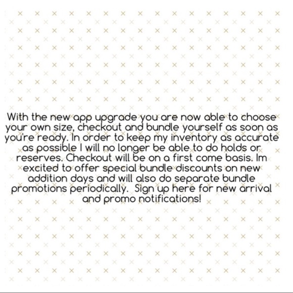 Sign Up For New Arrivals and Discount's - Picture 2 of 2