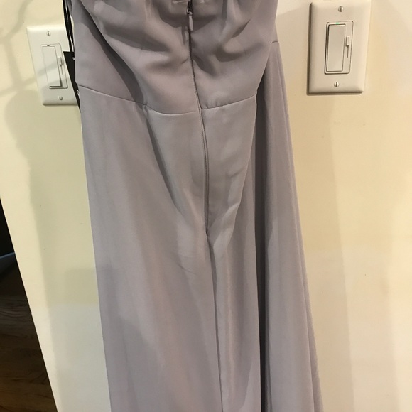 Lulus ROMANTIC BALLAD GREY STRAPLESS - Picture 7 of 8