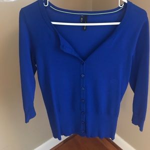 Royal Blue Maurices Cardigan