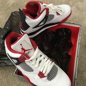 Air Jordan 4 Retro White/Varsity Red