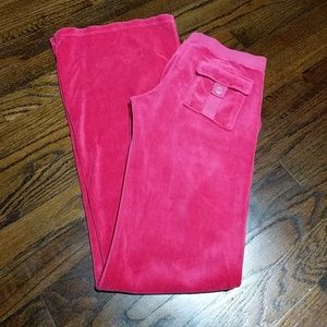Pink Juicy Couture Velour Pants