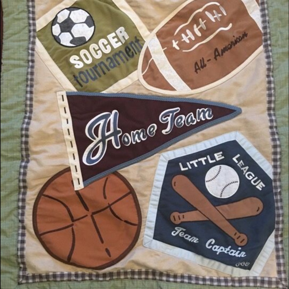 Crib comforter (all starts games)