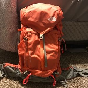 North face hiking backpack