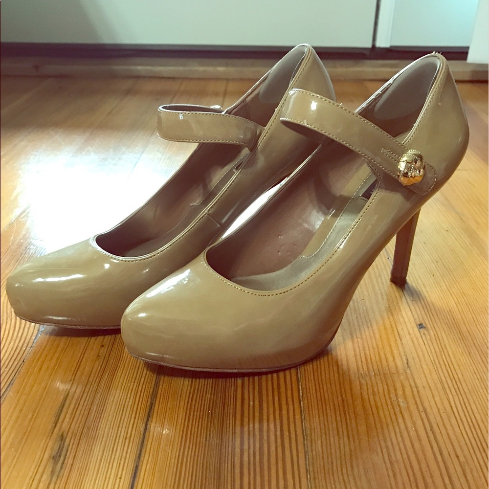 White House Black Market Nude Heels