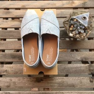 Classic Drizzle Grey Metallic TOMS
