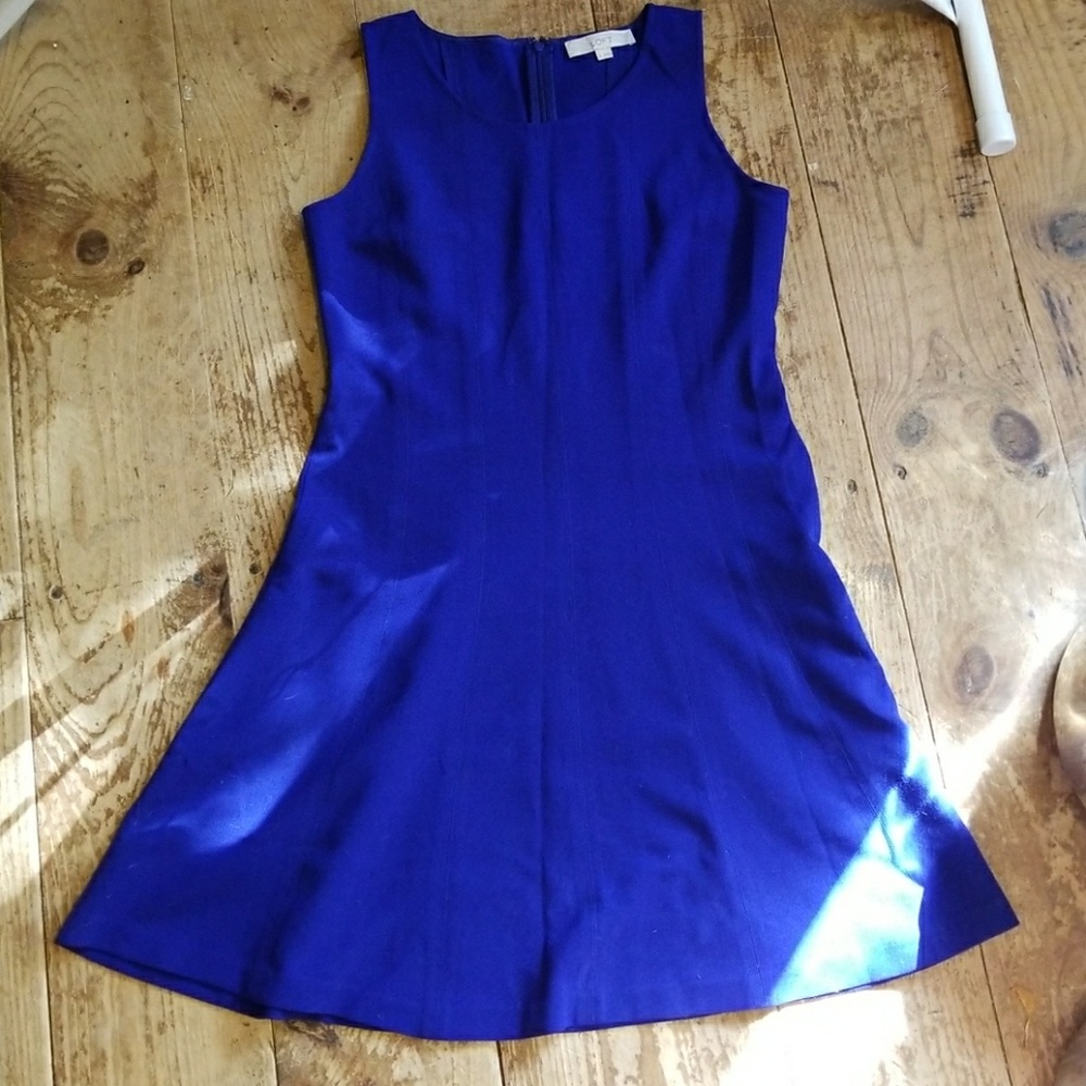 Beautiful blue A-line dress