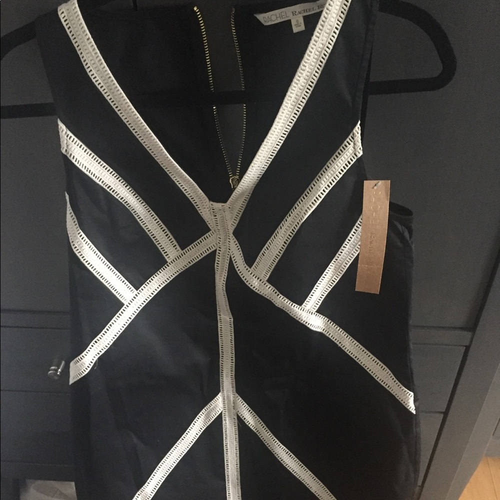 Rachel by Rachel Roy black shift dress