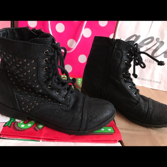 CLOSET CLOSING Steve Madden combat boots - Picture 4 of 7