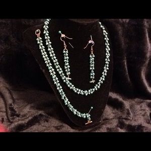 Necklace Set  w/earrings , & bracelet