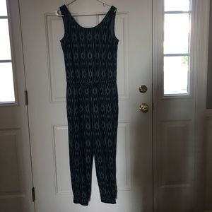 Athleta Ikat Cross Back Romper