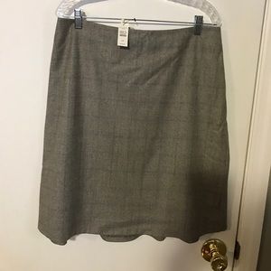 Talbots ladies 98 percent wool ladies skirt.