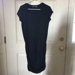 Athleta Gathered Skirt T-Shirt Dress