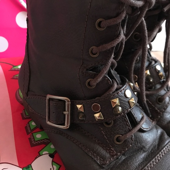 CLOSET CLOSING Steve Madden combat boots - Picture 7 of 8