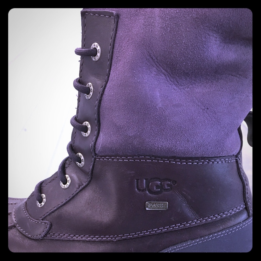 Gently used beautiful purple Ugg boots.