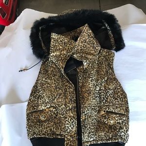 Guess leopard Vest