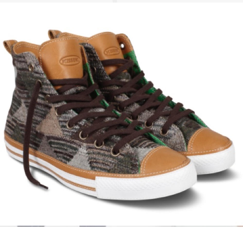Super dope Missoni x converse collaboration kicks