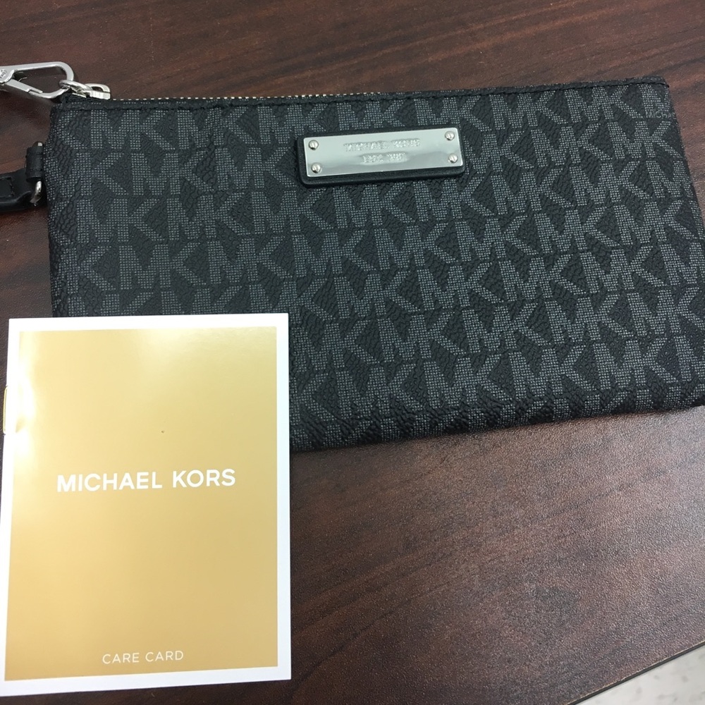 Michael kors logo wristlets