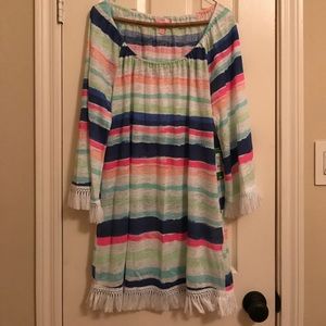 NWT Lilly getaway coverup "cats meow stripe" print NWT Lilly getaway coverup "cats meow stripe" print