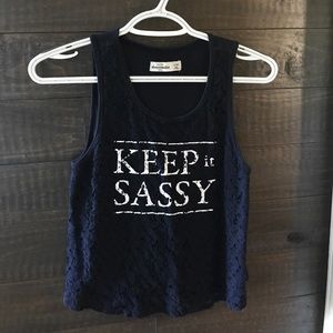 "Keep It Sassy" tank top