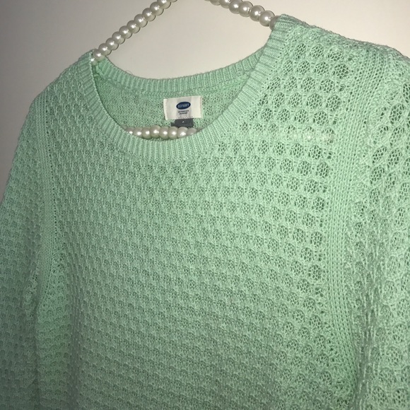 Old Navy Mint Green Sweater Size Small - Picture 2 of 2
