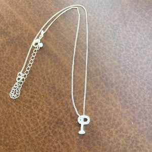 Necklace letter P