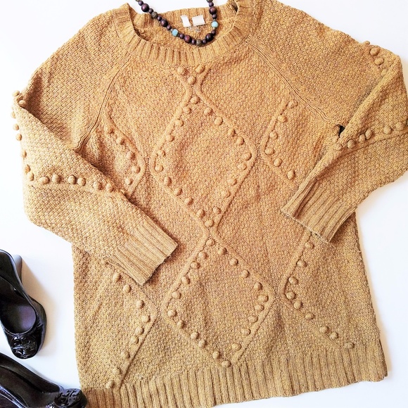 anthropologie pom pom sweater