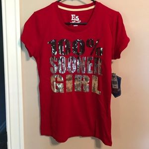 NWT 100% Sooner Girl Oklahoma OU Shirt