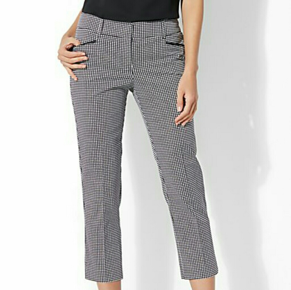 Straight Leg Crop Pants