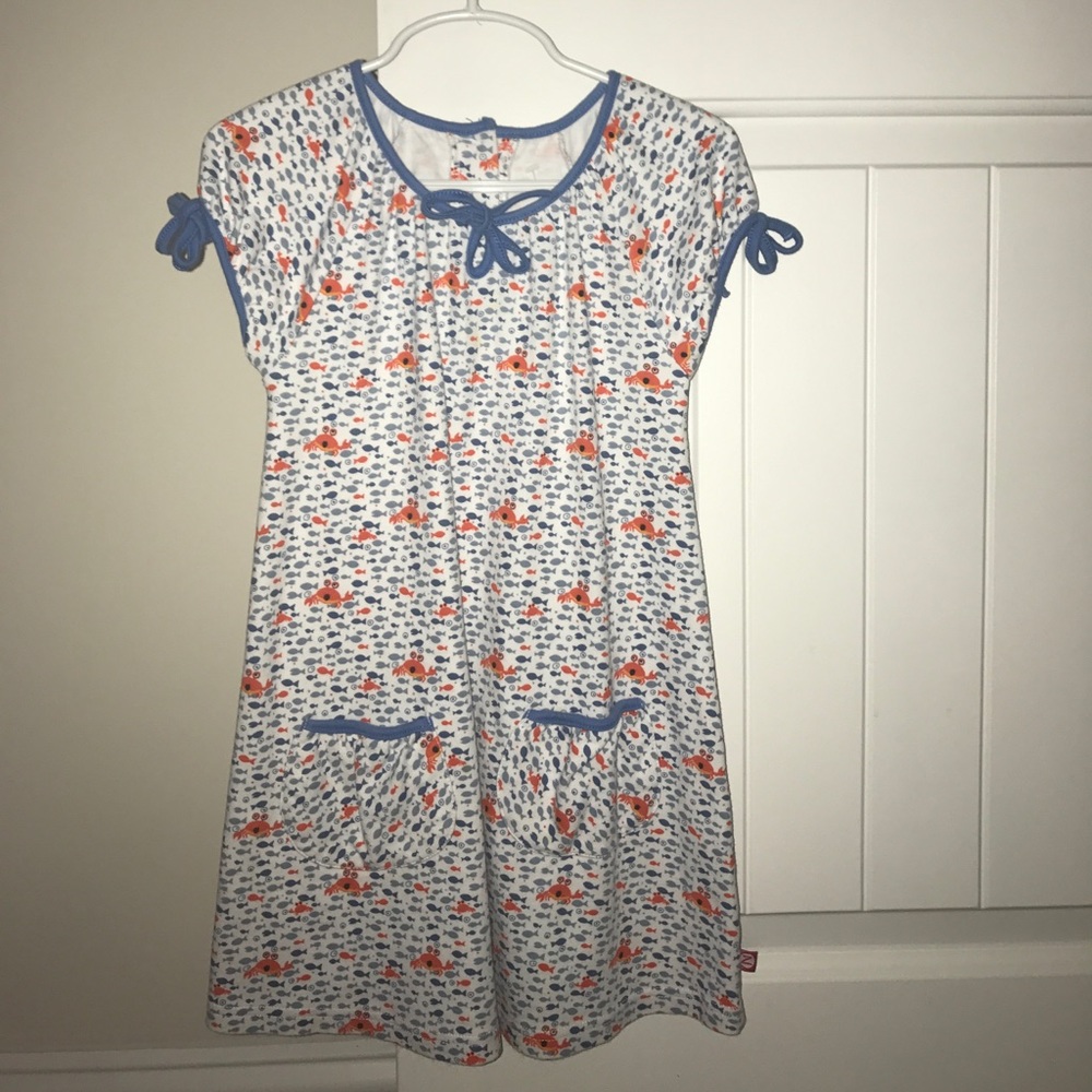 Cute crab print dress