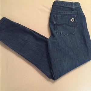 Michael Kors dark wash skinny jeans