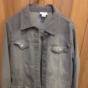 Jacklyn Smith Grey Jean Jacket