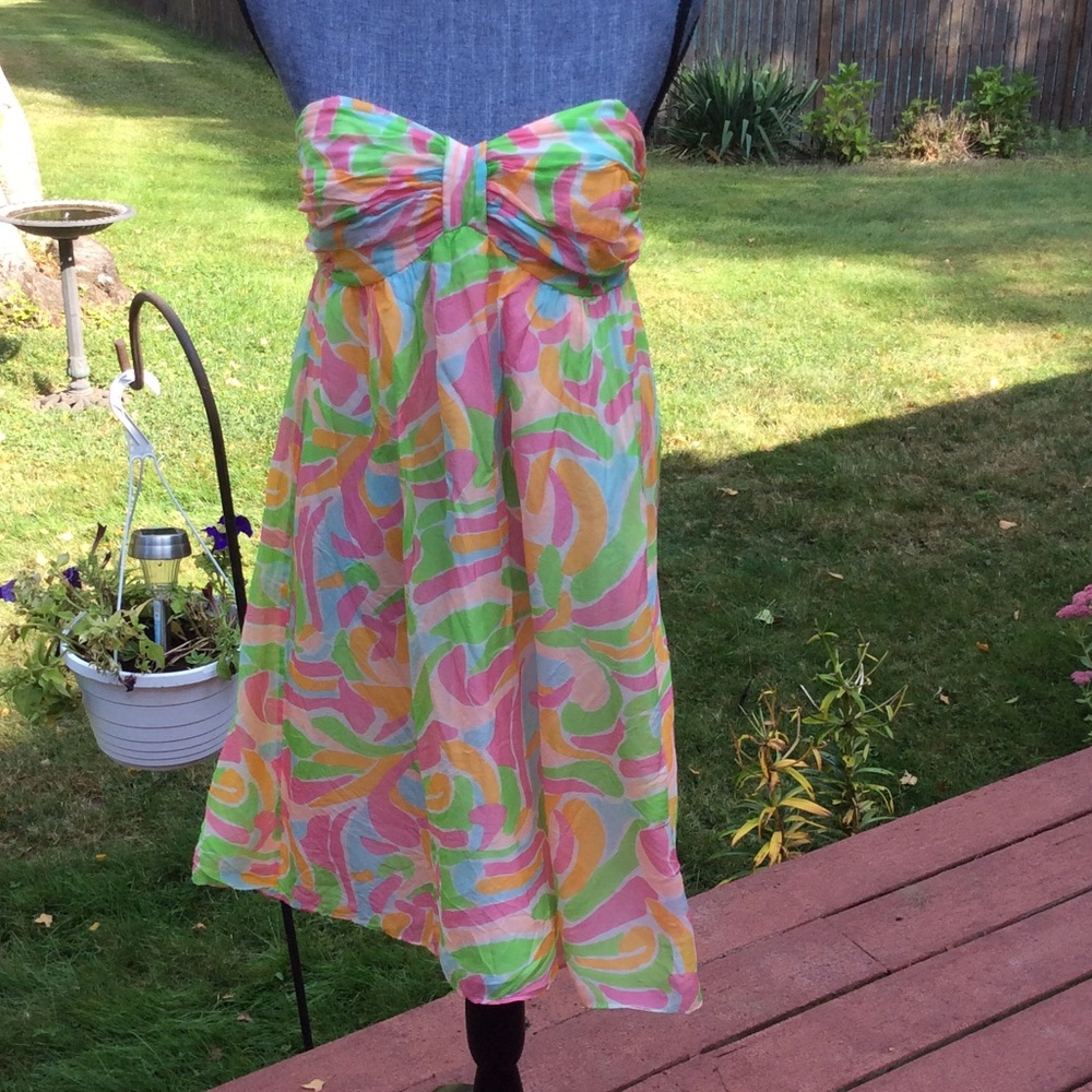 Shoshanna strapless mini dress