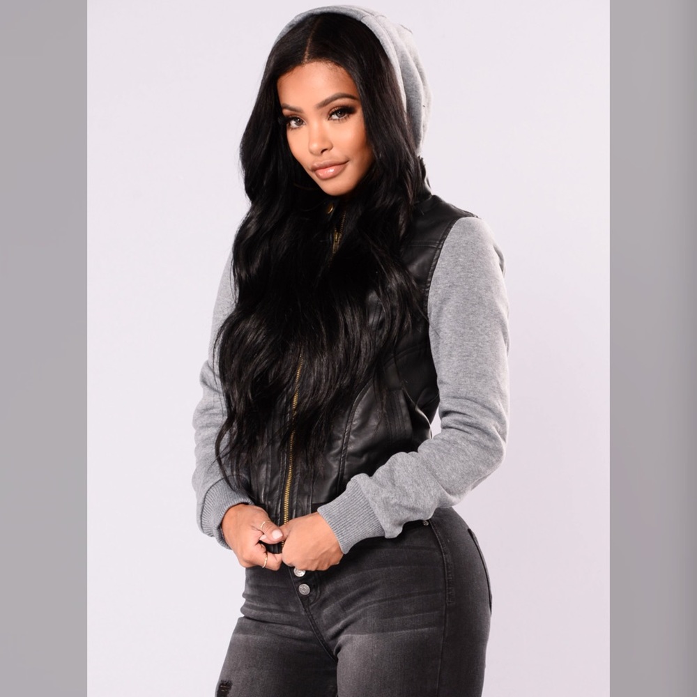 Tammy Faux Leather Jacket