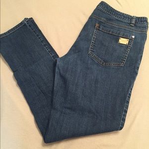 Michael Kors medium wash skinny jeans