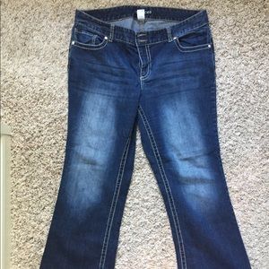 Maurice's dark jeans