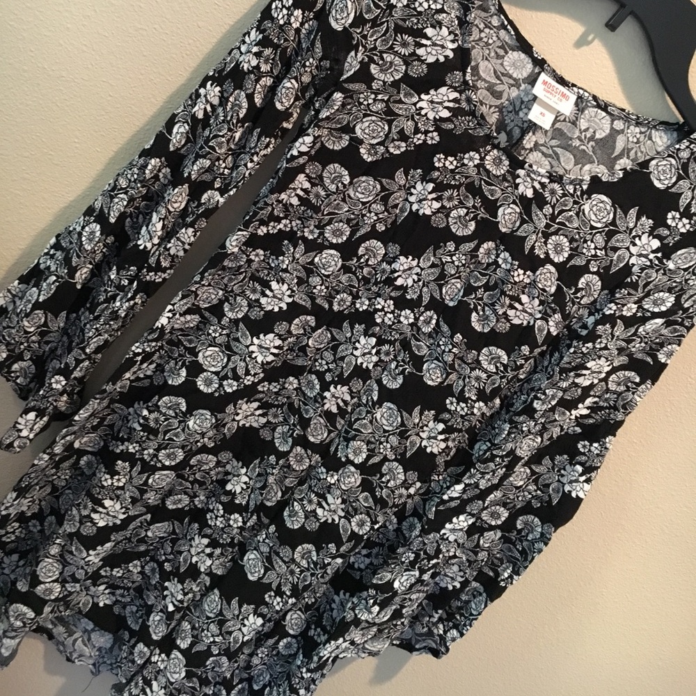 Floral long sleeve dress