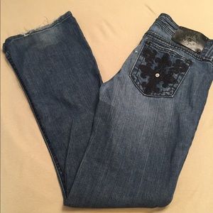 Affliction "jade" bootcut jeans