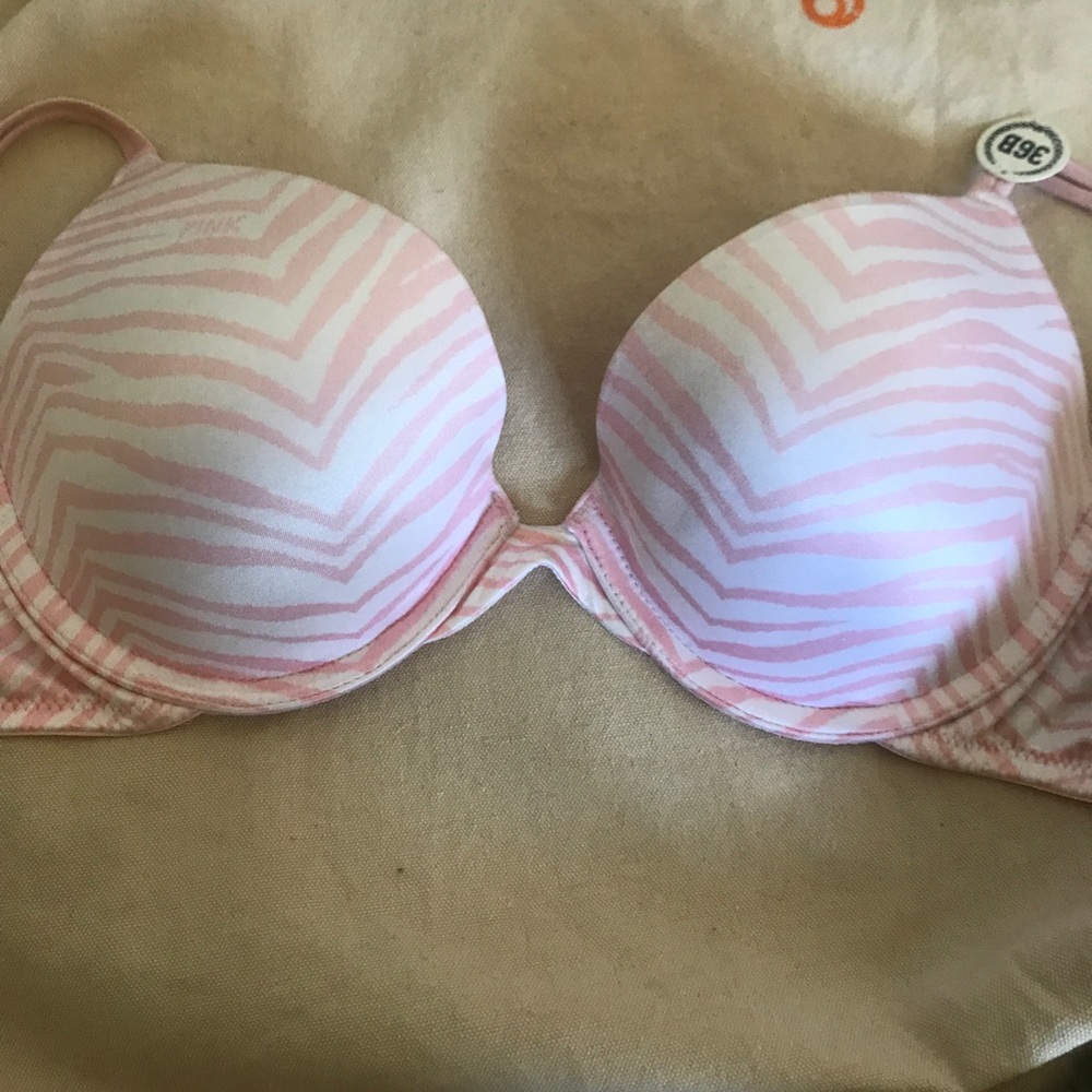 Victoria secret pink push up bra nwt 36b