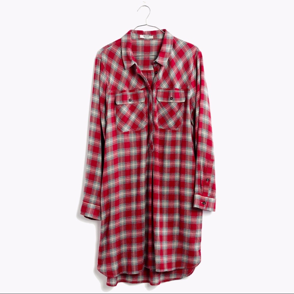 Madewell Fairfax Plaid Shirtdress