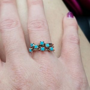 Turquoise Sterling Silver Stackable Rings