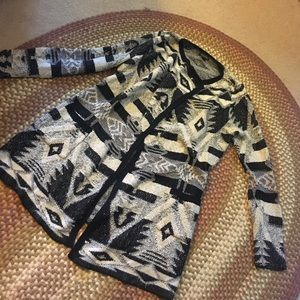 Lucky Brand sz large aztec cardigan