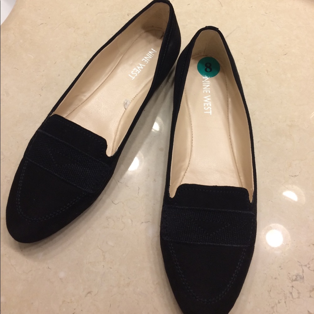 Nine West Black flats