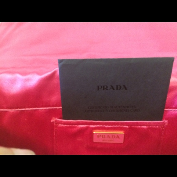 Pink Prada Clutch - Picture 3 of 3
