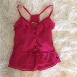 Pink Abercrombie kids shirt