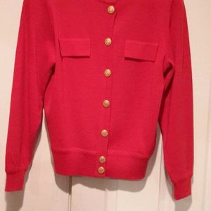 Knit jacket and skirt