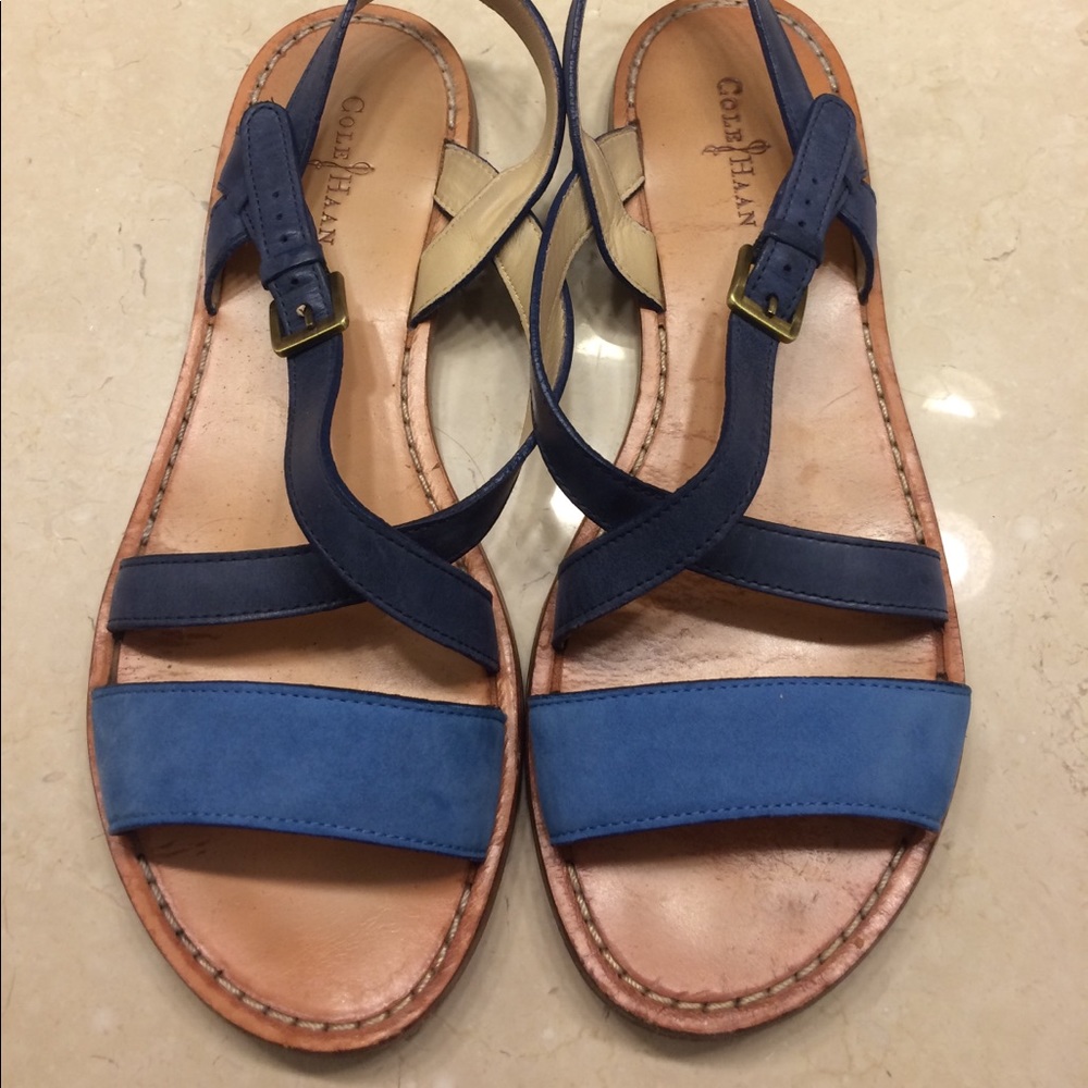 Cole Haan blue sandals