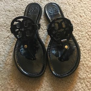 Tory Burch Black Miller Sandals