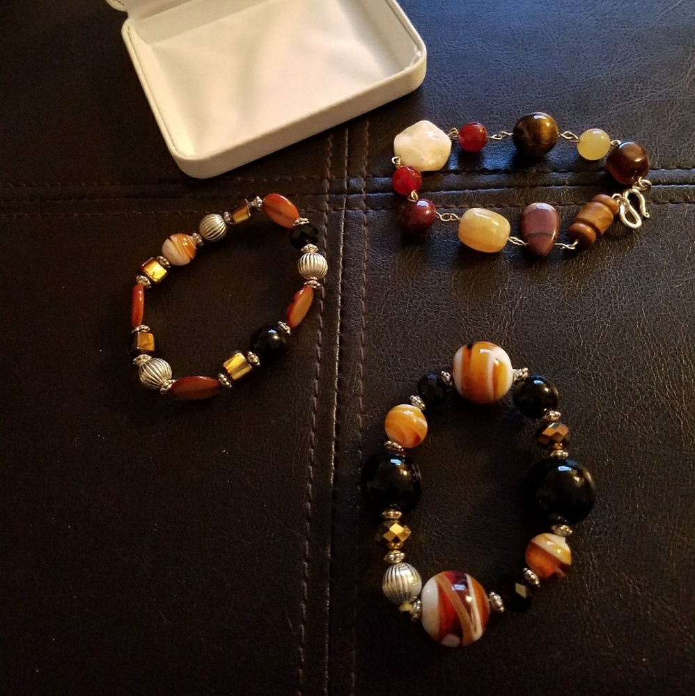 3 bracelet lot